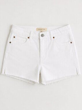 Copper Key White Denim Cutoff Shorts Size 9 Raw Hem Summer Jean Shorts